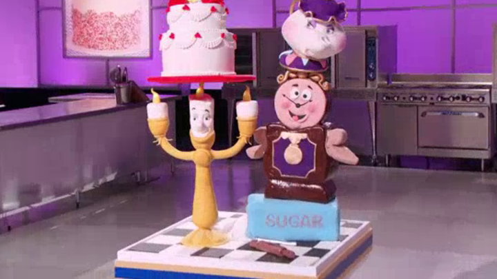 cake wars beauty and the beast full episode